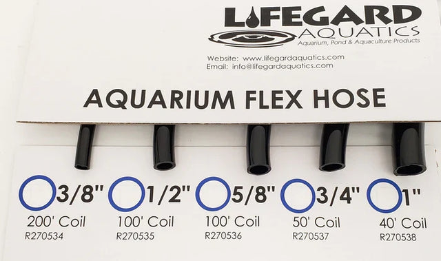 3/4" ID x 10' Coil Flexible Tubing (Black)