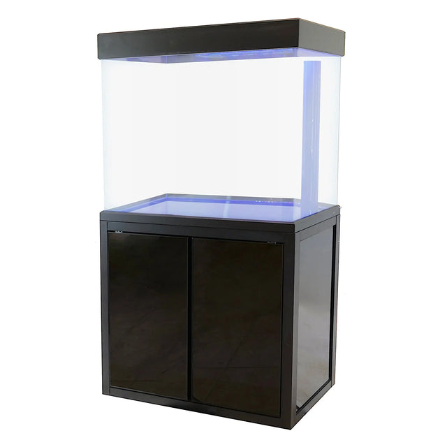 Aqua Dream 50 Gallon Tempered Glass Aquarium Black Fish Tank