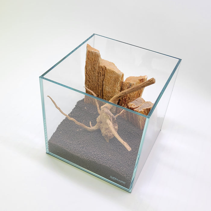 1 Gallon Ultra-Low Iron Nano Rimless Cube Tank 5mm