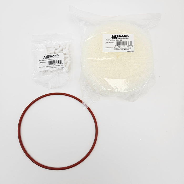 Replacement Sponges, Nylon Screws and O-Ring for R800130 Side Flow Reactor