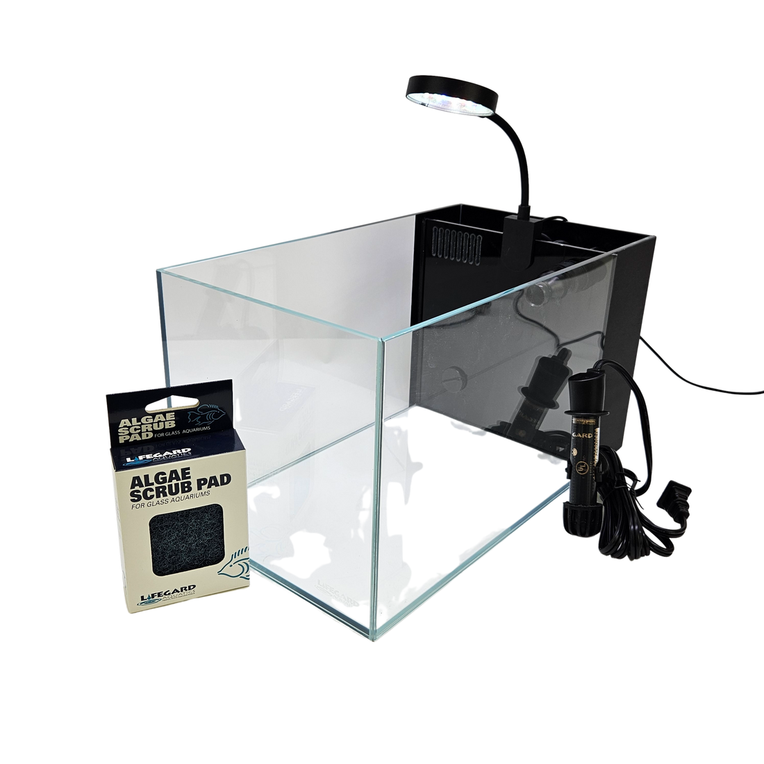 3.8 Gallon Ultra Low Iron Glass CRYSTAL Aquarium
