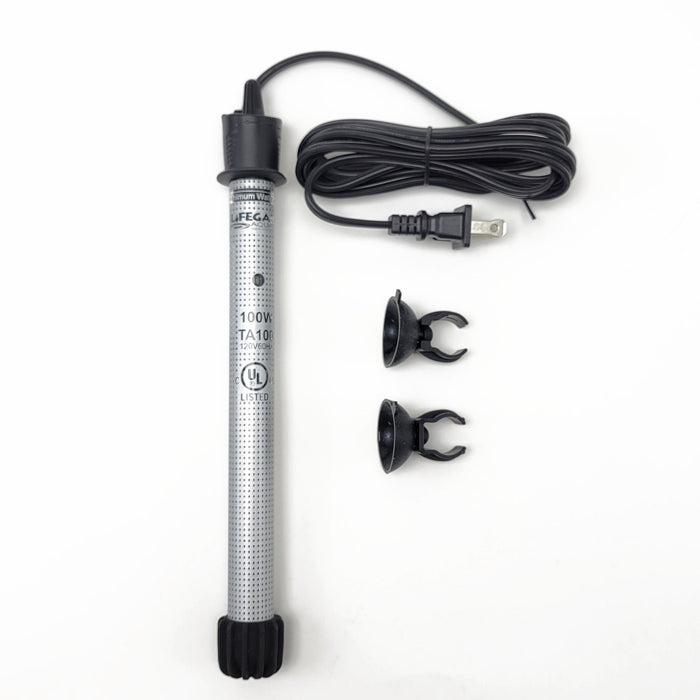 Adjustable Quartz Glass Heater 100 Watt Bi-Metal Construction