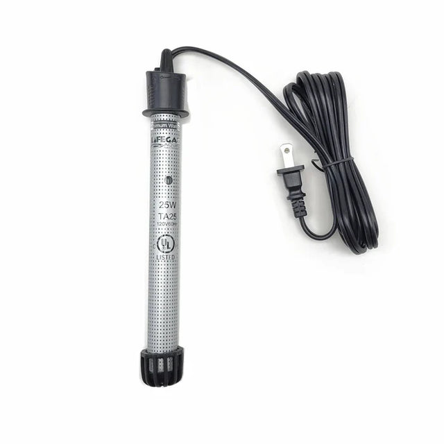 Adjustable Quartz Glass Heater 25 Watt, UL Listed with Electronic Control