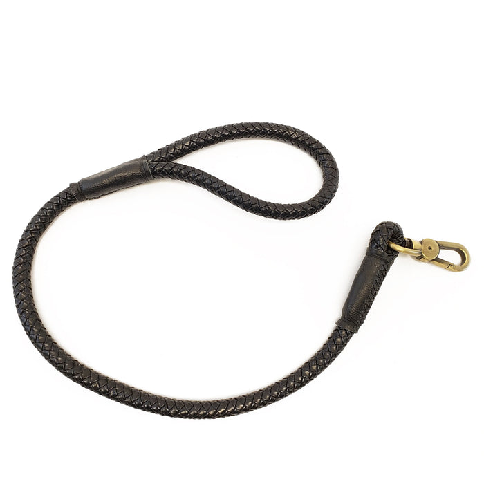 Braided Dog Leash Black - Large