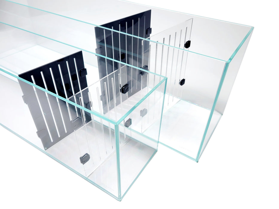 Acrylic Divider Plate for 6 Gallon Bookshelf Aquariums - BLACK