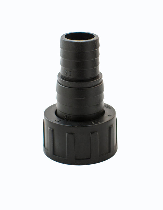 Pump Adapter, 1" FPT x 3/4" and 1" Hose connector
