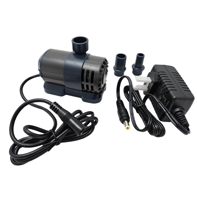 Quiet One DC Pump 185 GPH, Max Head 6.6', with Plug (No Controller)