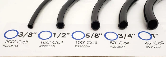 1/2" ID x 100' PVC Flexible Tubing