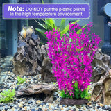 Aquarium Plastic Plants Aquarium Decor Artificial Fish Tank Plants,Tall Fish Tank Decorations, Extra Large Aquarium Plant 20.4-Inch Tall,2Pcs