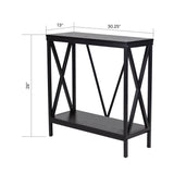 29/37 Gallon Wood + Metal Aquarium Stand