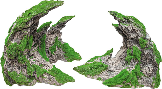 Fish Tank Accessories, Aquarium Decorations, Scenery, Rock Ornaments - Create Aquatic Beauty with Premium Aquarium Decorations,17" W X 8.6" H X 5" D