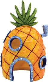 Spongebob and Pineapple House Aquarium Ornament | 2 Piece Set | Great for Fresh or Alt Water Tanks (Pack of 3)
