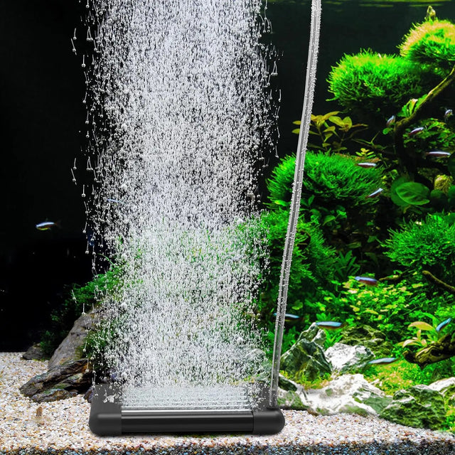 Hygger Aquarium Bubble Tube Non-Clogging Fish Tank Bubbler, Aquarium Air Stone with Special EVA Material, Air Bubbler for Nano Air Pump Fish Tank Small Bucket and Hydroponics