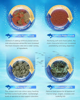 Formula Two Pellets - Fish Food for Herbivorous & Omnivorous Marine Tropical Fish, High Protein(40%) - 7 Oz (200 G) Small Pellets