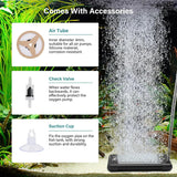Hygger Aquarium Bubble Tube Non-Clogging Fish Tank Bubbler, Aquarium Air Stone with Special EVA Material, Air Bubbler for Nano Air Pump Fish Tank Small Bucket and Hydroponics