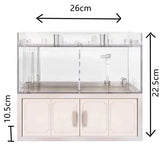 Aquarium Desktop Small Filter Fish Tank Super White Plastic Betta Fish Tank Free Water Change Small Fish Tank Aquarium Accessori