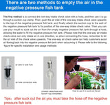 Negative Pressure Aquarium Fish Tank Cool Fish Tank Aquarium Water Replenishers Water Level Auto-Refill Maintenance