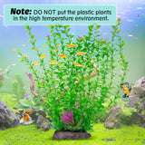Aquarium Plastic Plants Aquarium Decor Artificial Fish Tank Plants,Tall Fish Tank Decorations, Extra Large Aquarium Plant 20.4-Inch Tall,1Pcs