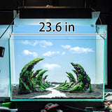 Fish Tank Accessories, Aquarium Decorations, Scenery, Rock Ornaments - Create Aquatic Beauty with Premium Aquarium Decorations,17" W X 8.6" H X 5" D