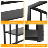 Fish Tank Stand 55-75 Gallon 48.5X14.9X29.2 Inch with Storage 980LBS Capacity