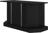 55-75 Gallon Fish Tank Stand with Power Outlet, Modern Heavy Duty Aquarium Stand with Cabinet Storage for Fish Tank/Turtle Tank/Reptile Terrarium, 880LBS Capacity, Black