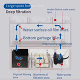 Aquarium Desktop Small Filter Fish Tank Super White Plastic Betta Fish Tank Free Water Change Small Fish Tank Aquarium Accessori