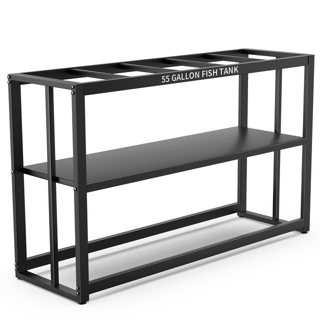 Fish Tank Stand 55-75 Gallon 48.5X14.9X29.2 Inch with Storage 980LBS Capacity