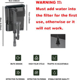 Betta Fish Tank Kit,Small Nano Glass Fish Tank Start Kit with Filter,Led Light for Shrimp,Small Fish,Betta (1.5 Gallon)