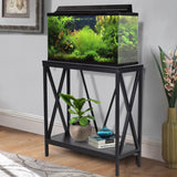 29/37 Gallon Wood + Metal Aquarium Stand