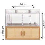 Aquarium Desktop Small Filter Fish Tank Super White Plastic Betta Fish Tank Free Water Change Small Fish Tank Aquarium Accessori