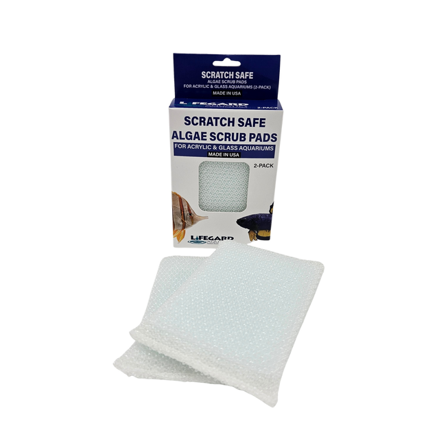 Scratch Safe Acrylic and Glass Algae Pad, 4.06"x2.75"x0.56" (Pack of 2)