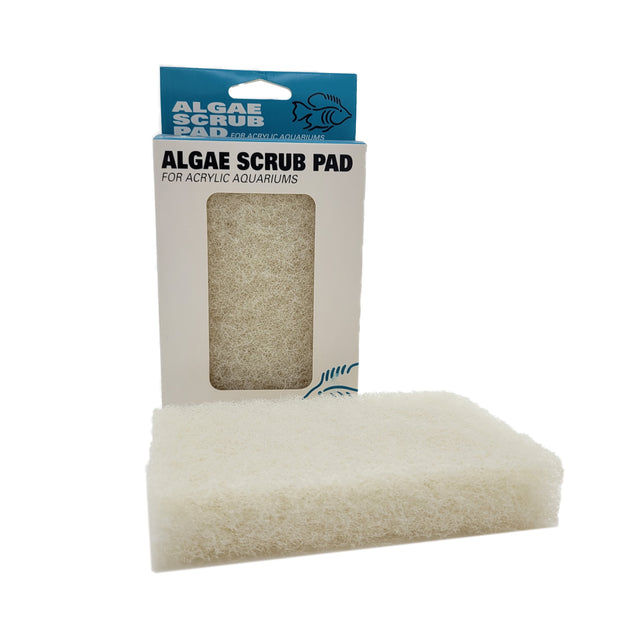 3" x 4" White Algae Pad - for Acrylic Aquariums