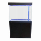 Aqua Dream 50 Gallon Tempered Glass Aquarium Black Fish Tank