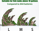 Fish Tank Accessories, Aquarium Decorations, Scenery, Rock Ornaments - Create Aquatic Beauty with Premium Aquarium Decorations,17" W X 8.6" H X 5" D