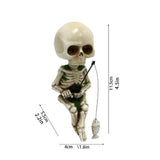 Creative Skeleton Design Fishing Ornament, 1 Count Fish Tank Aquarium Landscaping Decoration, Fish & Aquatic Supplies, Fish Tank Decorations, Halloween