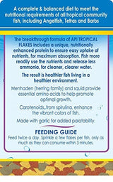 API TROPICAL FLAKES Fish Food 5.7-Ounce Container