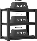 30 Gallon Fish Tank Stand - Metal Aquarium Stand, 34 "W X 18 "D X 31" H Adjustable Heavy Duty Reptile Tank Stand, Adjustable 3-Tier Fish Tank Rack Shelf for Home Office, Tank Not Included