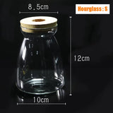 Mini Glass Fish Tank Betta Fish Tank Aquarium Fish Tank Micro Landscape Ecological Bottle Empty Bottle DIY Aquarium Accessories