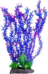 Aquarium Plastic Plants Aquarium Decor Artificial Fish Tank Plants,Tall Fish Tank Decorations, Extra Large Aquarium Plant 20.4-Inch Tall,1Pcs
