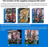 Negative Pressure Aquarium Fish Tank Cool Fish Tank Aquarium Water Replenishers Water Level Auto-Refill Maintenance