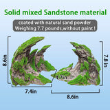 Fish Tank Accessories, Aquarium Decorations, Scenery, Rock Ornaments - Create Aquatic Beauty with Premium Aquarium Decorations,17" W X 8.6" H X 5" D