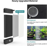 Hygger Aquarium Bubble Tube Non-Clogging Fish Tank Bubbler, Aquarium Air Stone with Special EVA Material, Air Bubbler for Nano Air Pump Fish Tank Small Bucket and Hydroponics